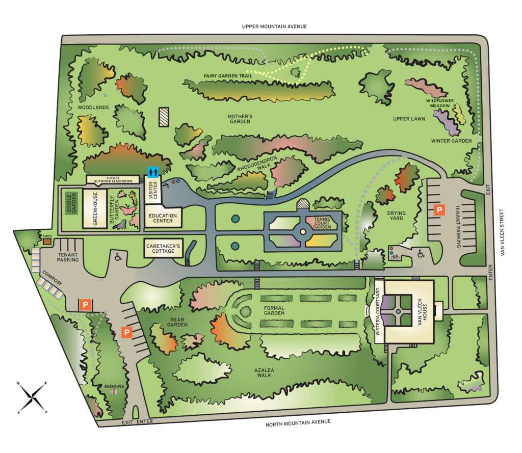 Gardens Map - The Montclair Foundation