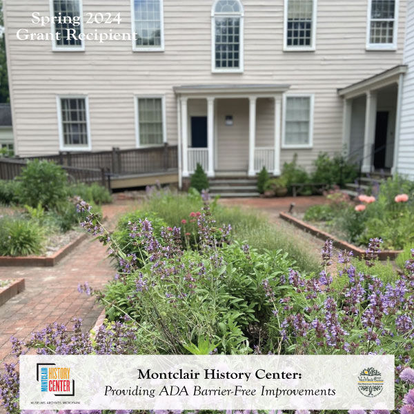 Montclair History Center's mission to preserve, share, and educate the public about Montclair’s rich history. Our recent grant will help provide barrier-free improvements, in conjunction with an ADA site plan, to make the grounds of the History Center accessible to all. 

Learn more about Montclair History Center at @montclairhistorycenter

📌
Are you a local nonprofit in need of some financial support? 
Please visit the Grants section of our website for more information about our upcoming application cycle (August 1st - September 5th) and how to apply. 

montclairfoundation.org/grants

#montclairhistorycenter #nonprofitstories #montclairnj #grantgiving #community #goodgrowshere #njnonprofits #supportnonprofits #themontclairfoundation #vanvleckhouseandgardens